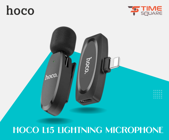 HOCO L15 Lightning Wireless Lavalier Microphone