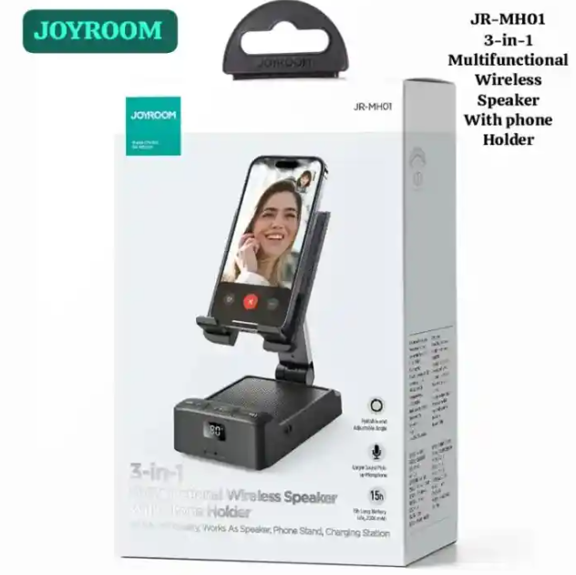 JOYROOM JR-MH01 3 in 1 Multifunctional Wireless Bluetooth Speaker with Phone Holder