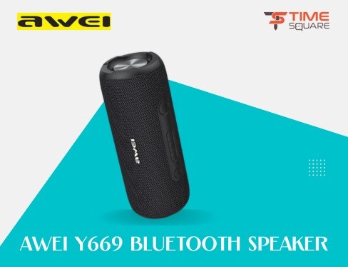 Awei Y669 Outdoor TWS Waterproof Portable Bluetooth Wireless IPX7 Dual Speaker