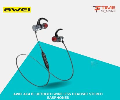 AWEI AK4 Magnetic Switch Bluetooth IPX4 Waterproof Earphone