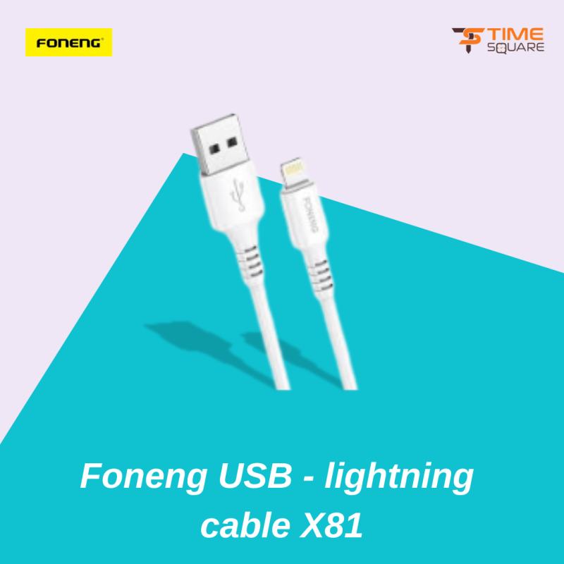 Foneng USB - lightning cable X81 2.1A 1m