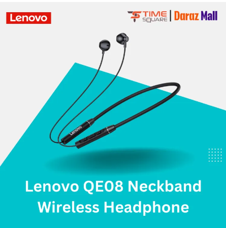Lenovo QE08 Neckband Wireless Headphone