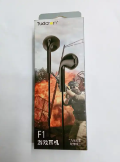 Tuddrom F1 Earphone Best for Gaming with 3.5 mm plug pin 20-20000Hz Frequency range