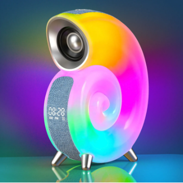 Conch Smart RGB Atmosphere Light Bluetooth Speaker Alarm Clock