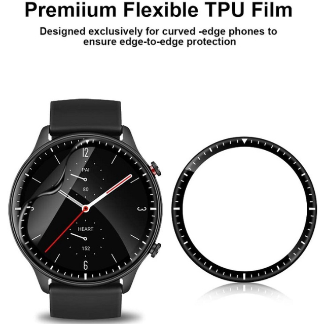 Amazfit GTR 2 Screen Protector Soft fiber Full Glass