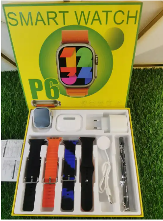 P6 Smart Watch Waterproof Full Touch Screen Heart Rate Monitoring Wireless Fitness Tracker