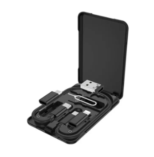 HOCO U86 Multifunctional 3 in 1 Treasure Charging Data Cable Storage Bag Case