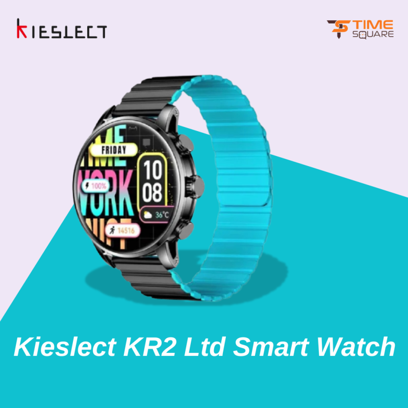 Kieslect KR2 – 1.43″ FHD AMOLED Smartwatch, Dual-Core (240 MHz), Bluetooth Calling, 100+ Modes – Bangladesh