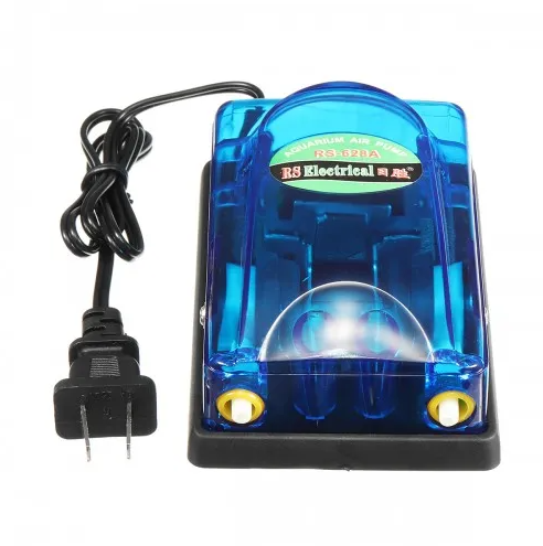 Aquarium Double Head Air Pump RS ELECTRICAL RS- 628A AIR PUMP, for biofloc probiotic culture or FCO
