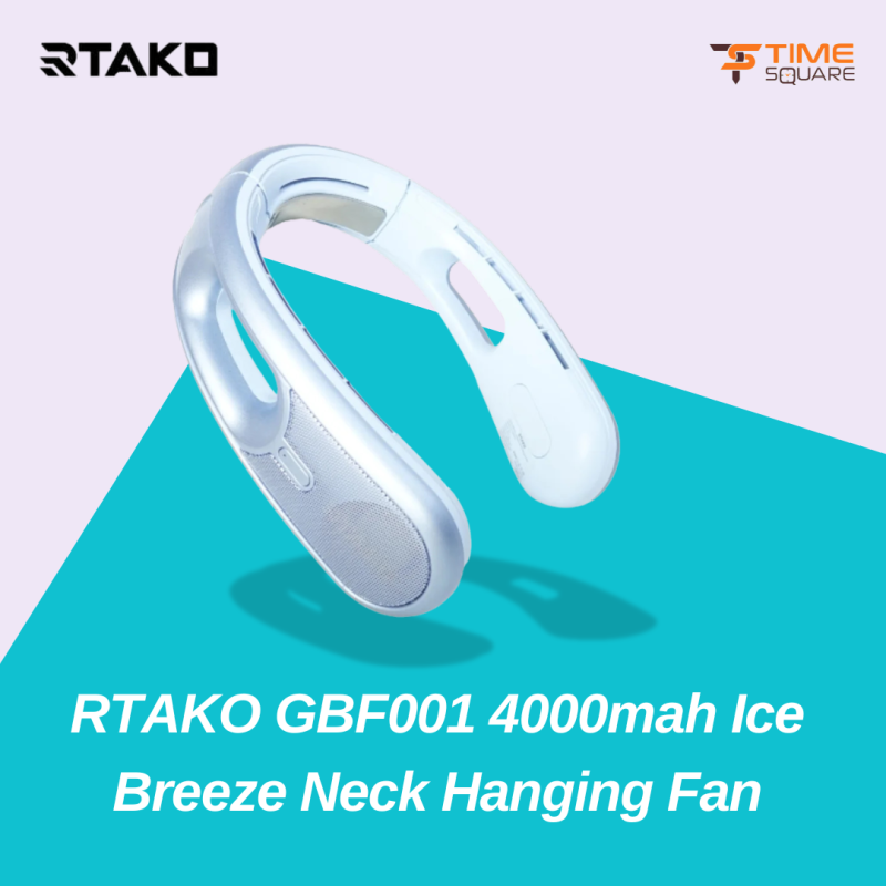 RTAKO GBF001 4000mah Ice Breeze Neck Hanging Fan