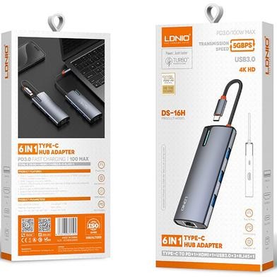Ldnio 6 In 1 USB C Docking Station
