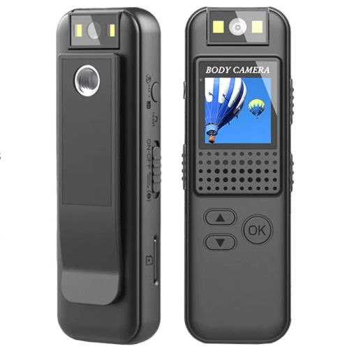 CS08 Mini Body Camera Sports HD 180° Rotating Lens And Night Vision