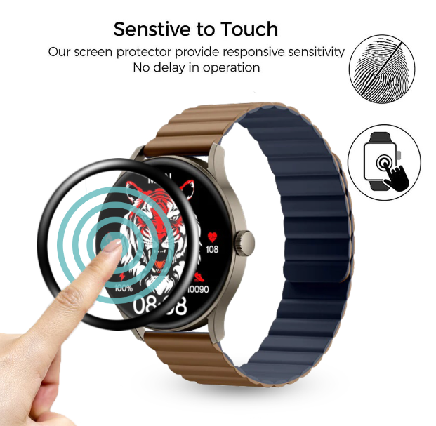 Imilab imiki TG1 Smartwatch Plastic Full Coverage HD Clear 3D Curved Edge Screen Protector