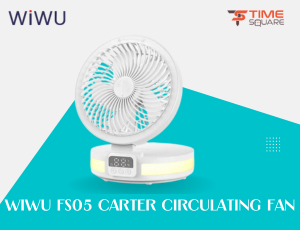 WiWU FS05 Carter Circulating Fan Foldable Rechargeable 4000mAh Battery