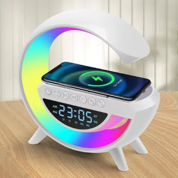 G600 Wireless Light Charging Table Speaker Color Changing Alarm Clock