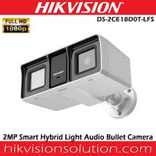 DS-2CE18D0T-LFS 2MP Smart Hybrid Light Audio Fixed Bullet Camera