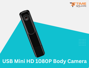USB Mini HD 1080P Body Camera - Black