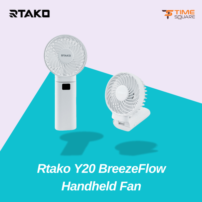 Rtako Y20 BreezeFlow Handheld Fan