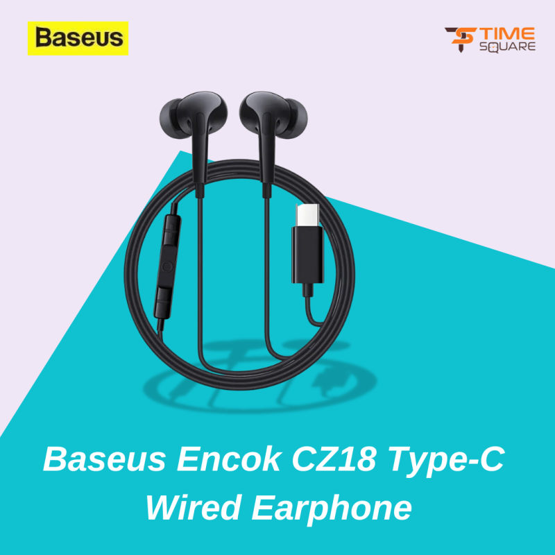 Baseus Type-c Earphone Encok CZ18 Wired Earphones Cluster