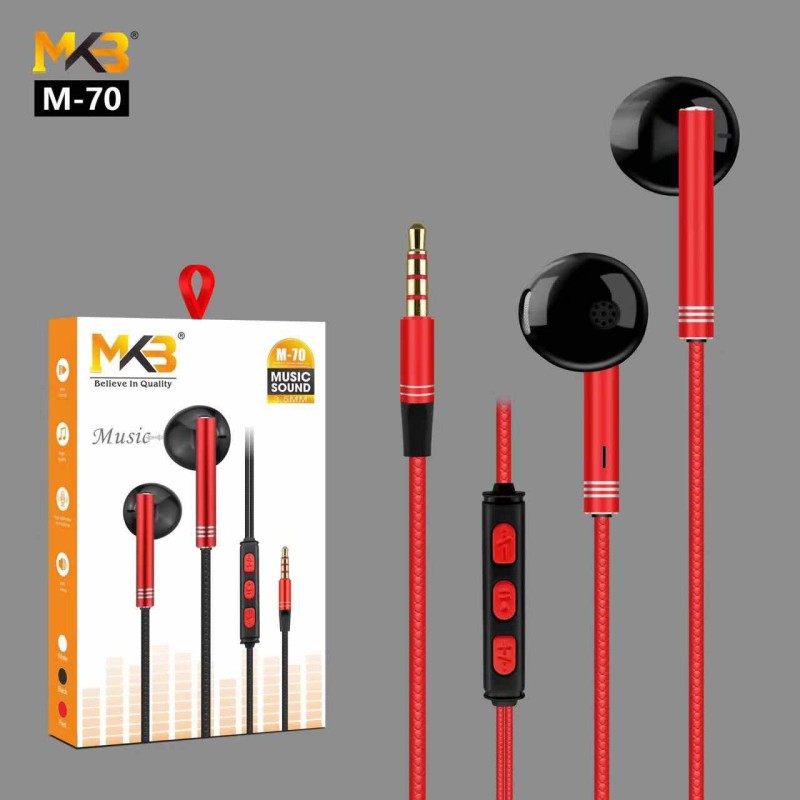 MKB M-70 Smart Wire-Connected Earphones