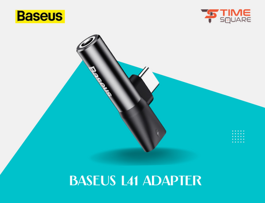 Baseus L41 USB Type C Male to Type-C Female+ 3.5mm Jack Adapter Converter