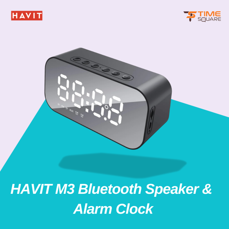 Havit M3 Alarm Clock Wireless Speaker