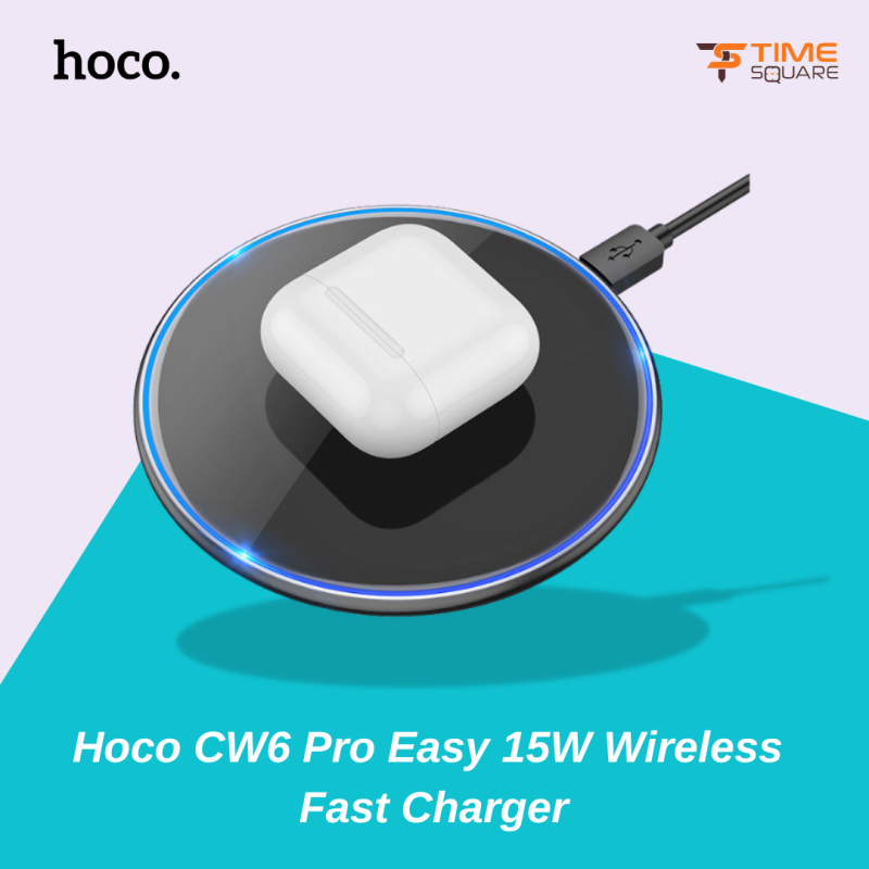 Hoco CW6 Pro Easy 15W Wireless Fast Charger