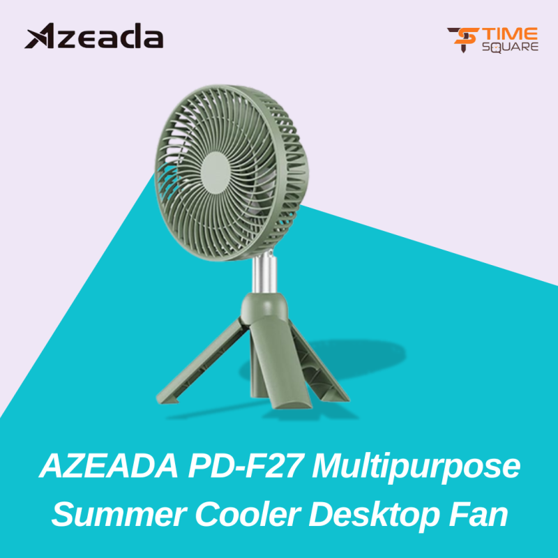 AZEADA PD-F27 Multipurpose Summer Cooler Desktop Fan with Tripod Stand