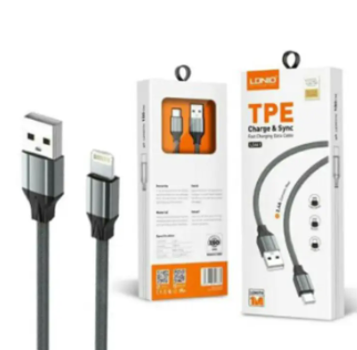 LDNIO Usb cable Fast Charging Nylon Braided USB Cable LS441 micro lightning type-c cable